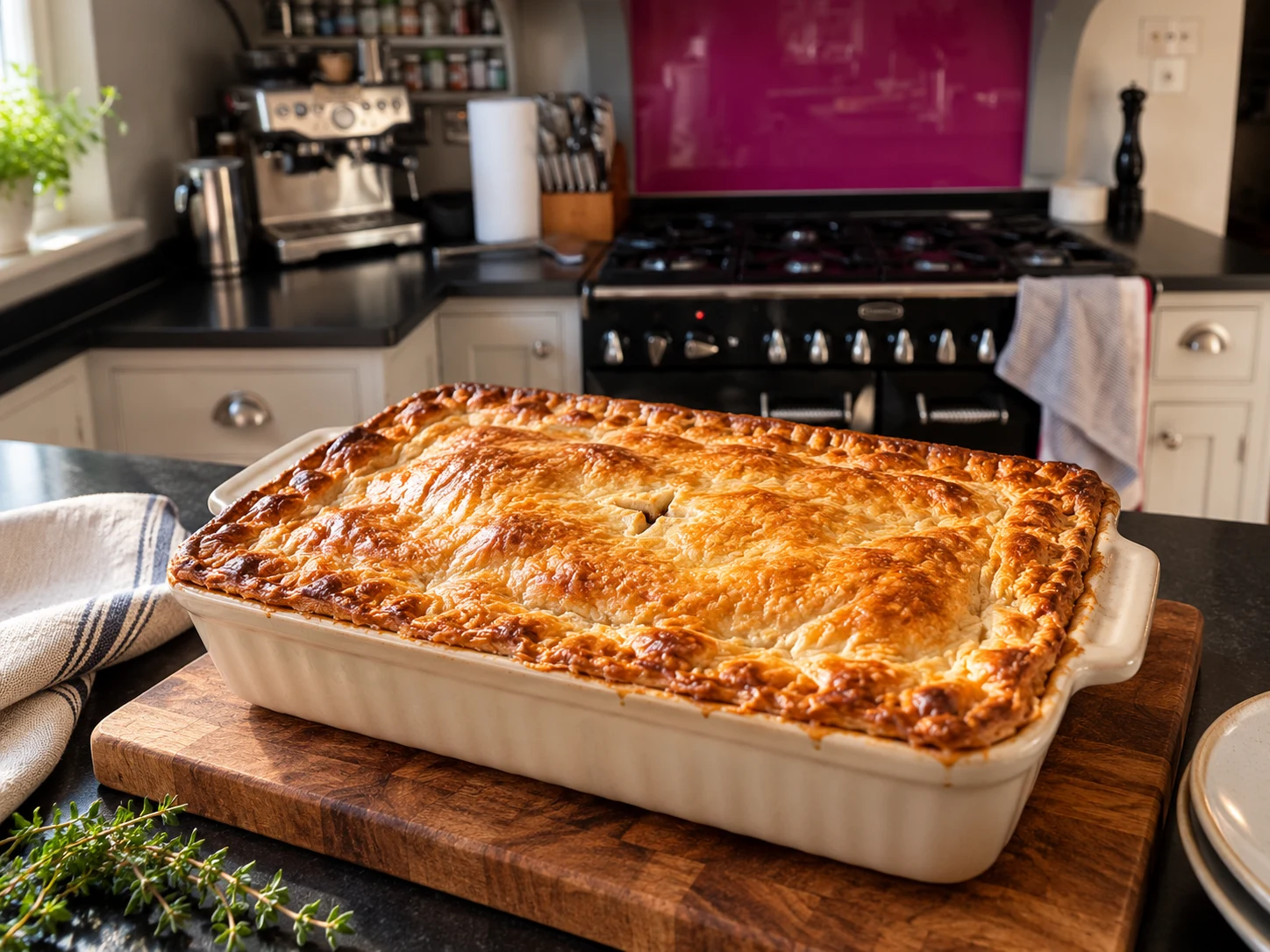 Beef, Caramelised Onion & Cheddar Pie